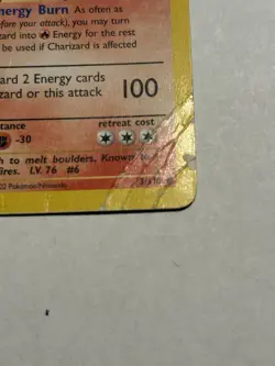 Pokemon Tcg Charizard 2002 Legendary Collection Damaged - Image 3
