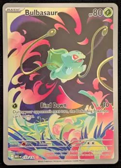 POKEMON - BULBASAUR 133/132 | MEGA EVOLUTION | ILLUSTRATION RARE | NEAR MINT - Image 1