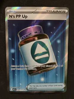 N's PP Up Full Art Ultra Rare 262/217 Pokemon Ascended Heroes English NM - Image 1