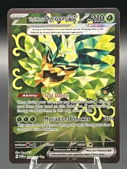 Pokemon Teal Mask Ogerpon ex Holo SV06: Twilight Masquerade 211/167 - Image 1
