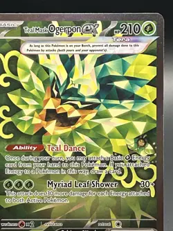 Pokemon Teal Mask Ogerpon ex Holo SV06: Twilight Masquerade 211/167 - Image 2