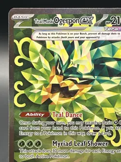 Pokemon Teal Mask Ogerpon ex Holo SV06: Twilight Masquerade 211/167 - Image 4