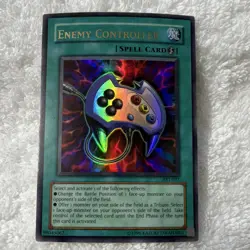 Enemy Controller AST-037 Ancient Sanctuary Spell Holo Konami Kazuki Takahashi - Image 1