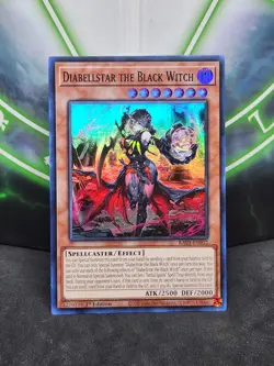 Yugioh Diabellstar the Black Witch RA03-EN032 Super Rare 1st Edition NM - Image 1
