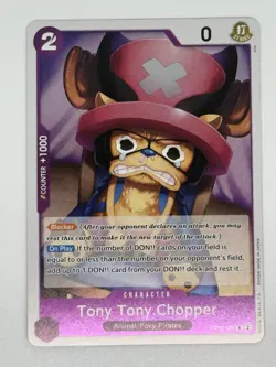 Bandai One Piece Card Game Tony Tony Chopper OP07-066 500 Years Future Rare Foil - Image 1
