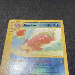 Pokemon TCG Aquapolis Slowbro 33/147 Reverse Holo 2002e-Series –Vintage Card DMG - Image 2