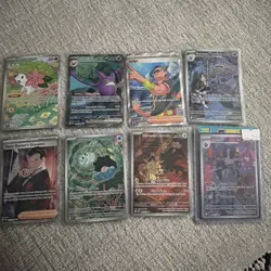 8 Card Lot Full Art, 10 Ex - Ascended Hero’s & Destined Rivals + 500 Card lot - Image 1