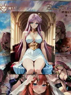 Non-Holo Beautiful Waifu Card Goddess Story CCG Anime Waifu Double Sided - Image 1