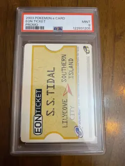 EON Ticket Promo - Grade 9 - PSA - e Card - 2003 - Image 1