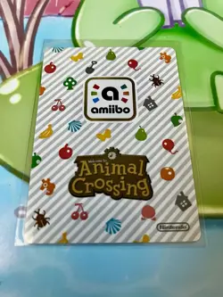 #095 Peanut AUTHENTIC Nintendo Animal Crossing Amiibo NFC Card Series 1 - Image 2