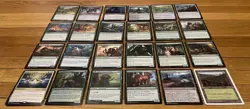 Green MTG Cards Lot Rare, Foil, Land, And More Magic The Gathering Cards! - Image 1