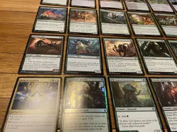 Green MTG Cards Lot Rare, Foil, Land, And More Magic The Gathering Cards! - Image 3