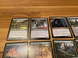 Green MTG Cards Lot Rare, Foil, Land, And More Magic The Gathering Cards! - Image 5