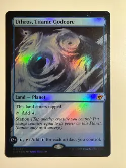 Uthros, Titanic Godcore - NM Foil - EOE MTG Magic the Gathering English - Image 1