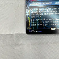 Magic: The Gathering Mondo Gecko Legendary Creature Foil Rare TMNT M0231 - Image 3