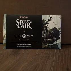 Magic The Gathering Secret Lair Ghost of Tsushima Rainbow Foil Sealed - Image 1