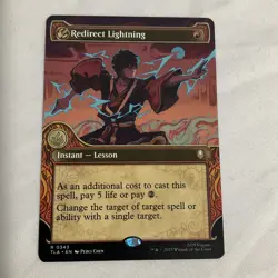 MTG - Redirect Lightning - FOIL Showcase Rare #343 Avatar: The Last Airbender NM - Image 2