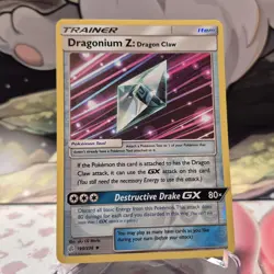 Pokemon | SM - Cosmic Eclipse | Dragonium Z: Dragon Claw | 190/236 | NM Reverse - Image 1