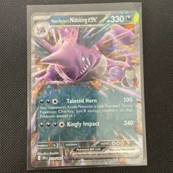 Team Rocket's Nidoking EX 119/182 - Destined Rivals - English - Pokemon TCG - Image 1