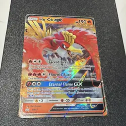 Pokemon TCG Ho-Oh GX SM57 Black Star Promo Holo Full Art Sun & Moon Promo 2017 - Image 1