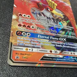Pokemon TCG Ho-Oh GX SM57 Black Star Promo Holo Full Art Sun & Moon Promo 2017 - Image 4