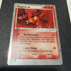 Magmar ex 100/109 Ruby and Sapphire 2003 Holo Pokemon TCG - SWIRLU - Image 1