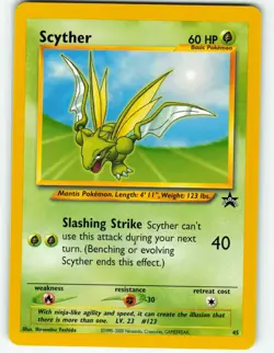 Scyther - #45 WOTC Black Star Promo - Pokemon TCG - 2000 - Image 1
