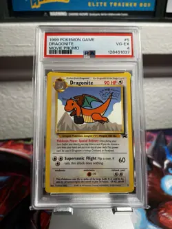 1999 POKEMON DRAGONITE MOVIE PROMO 5 PSA 4 - Image 1