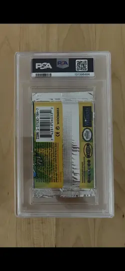 Pokemon Base Set Unlimited Venusaur Art Authentic Sealed Booster Pack PSA 9 - Image 2