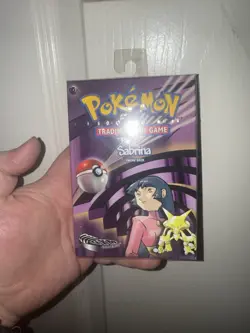 Pokemon: Gym Challenge Sabrina Theme Deck - Factory Sealed - Image 1
