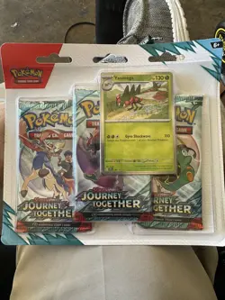 3-Pack Booster Blister - Sv09: Journey Together - Pokemon TCG - Image 1