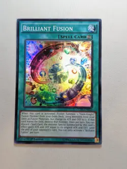 Yugioh Brilliant Fusion CORE-EN056 Super Rare 1st Edition - Moderately Played - Image 1