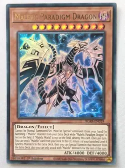 Malefic Paradigm Dragon - BLAR-EN019 - Ultra Rare - 1st Edition - Yugioh - Image 1