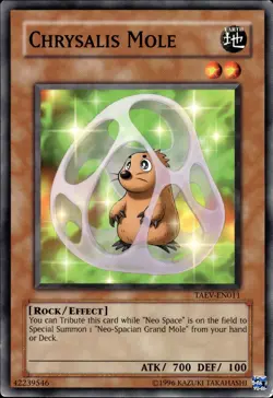 Chrysalis Mole - TAEV-EN011 - MP - YuGiOh - Image 1