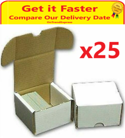 25 x 200 Count Cardboard Trading Cards Storage Box MTG Yugioh Pokemon 200ct - Image 1