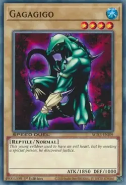 Gagagigo - SGX3-ENI09 - Common - 1st Edition Near Mint Yugioh Card - Image 1