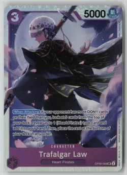 Trafalgar Law (069) OP05-069 One Piece Awakening of the New Era Super Rare NM - Image 1