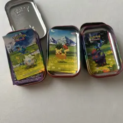 Ascended Heroes Mini Tin EMPTY Lot Of 3 Tins - Pokemon Trading Card Game TCG - Image 3