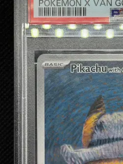 Pokemon x Van Gogh Pikachu with Grey Felt Hat Promo card SVP EN 085 #085 PSA 10 - Image 4