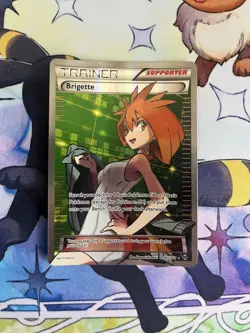 Brigette 161/162 Rare Ultra BREAKthrough Pokemon Near Mint Pokemon Card - Image 1