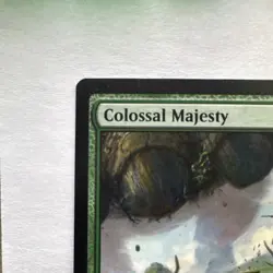 Colossal Majesty - Commander Uncommon Enchantment Green Magic 154 - Image 4