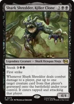 ~ Shark Shredder, Killer Clone ~ NM ~ Teenage Mutant Ninja Turtles ~ MTG ~ - Image 1