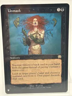 MTG - Unmask Mercadian Masques Set - Rare Sorcery Card - LP - Image 1