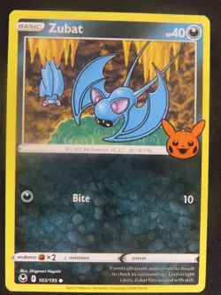 Zubat - Trick or Trade - Silver Tempest Common 103/195 - Pokemon Card NM - Image 1