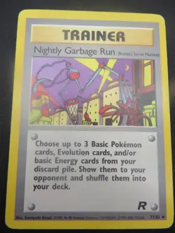 Nightly Garbage Run unlimited Team rocket Uncommon 77/82 - WOTC Pokemon EX - Image 1