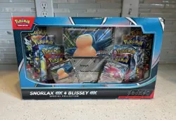 Pokemon Snorlax Ex & Blissey Ex Special Collection Box! Walmart Exclusive, 8Pks - Image 1