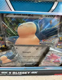 Pokemon Snorlax Ex & Blissey Ex Special Collection Box! Walmart Exclusive, 8Pks - Image 2
