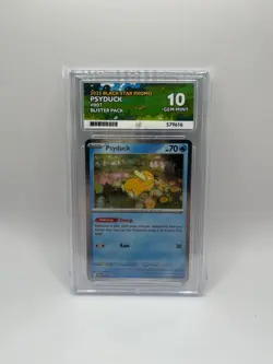 Psyduck 007 Black Star Promo 2025 ACE 10 Graded Pokemon Card - Image 1