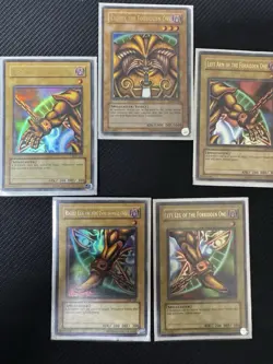Yu-Gi-Oh! Exodia the Forbidden One complete Set LOB-120-124- Ultra Rare - Image 1