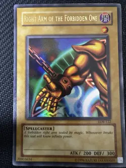 Yu-Gi-Oh! Exodia the Forbidden One complete Set LOB-120-124- Ultra Rare - Image 4